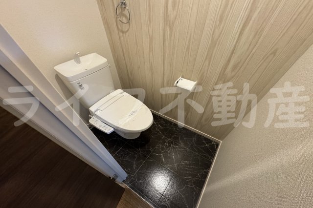 トイレ　ゆったりとした空間のトイレです