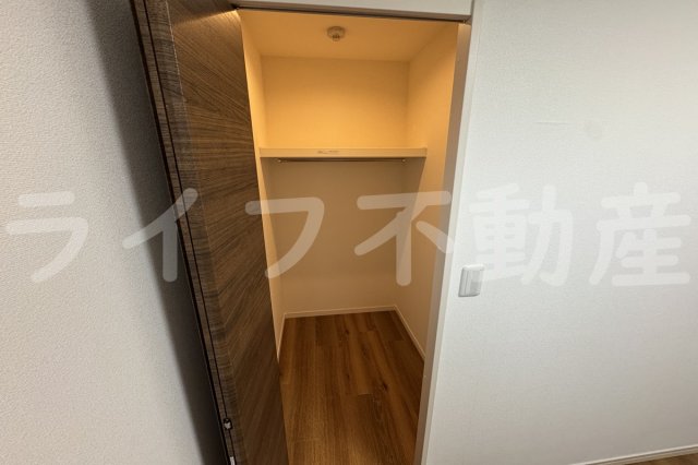 収納　たっぷりとした収納スペースです