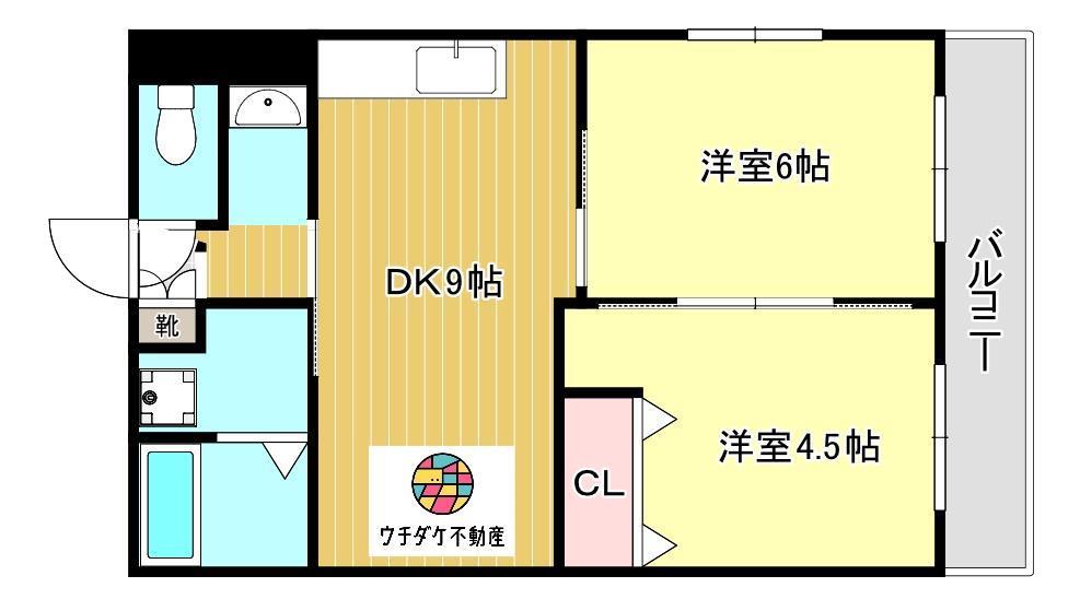 SKコーポ明和の間取り写真