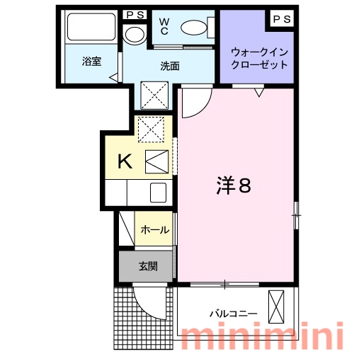 阪急京都線 正雀駅 徒歩11分 2階建 築8年の間取り写真