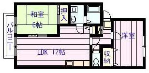 グレープヒル パセオの間取り写真