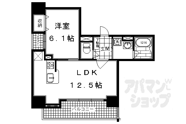 マリーベル京都堀川ウインドアの間取り写真