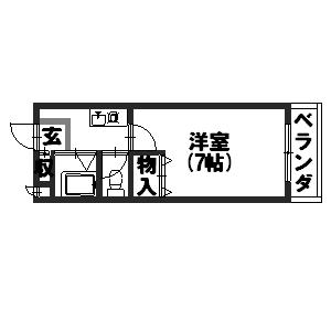 ハウスリーク381の間取り写真