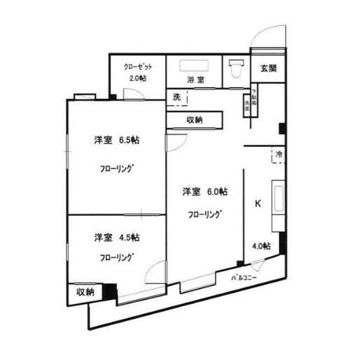 奥沢ハイツの間取り写真