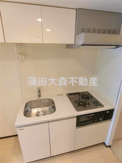 キッチン　2口ガスグリル付システムキッチン