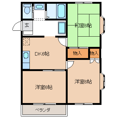 フローリッシュ嶋根_間取り_0