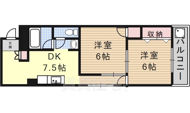 ベルメゾンの間取り