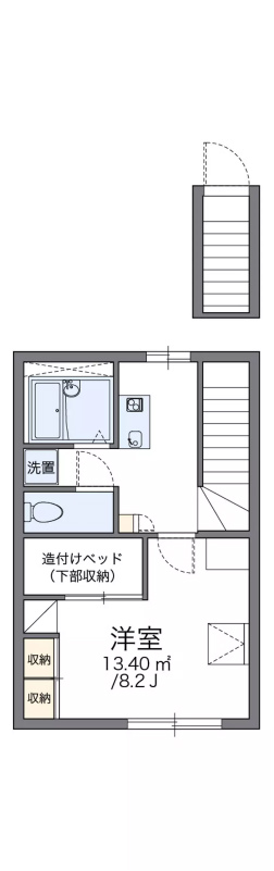 レオパレステュルコワーズの間取り写真