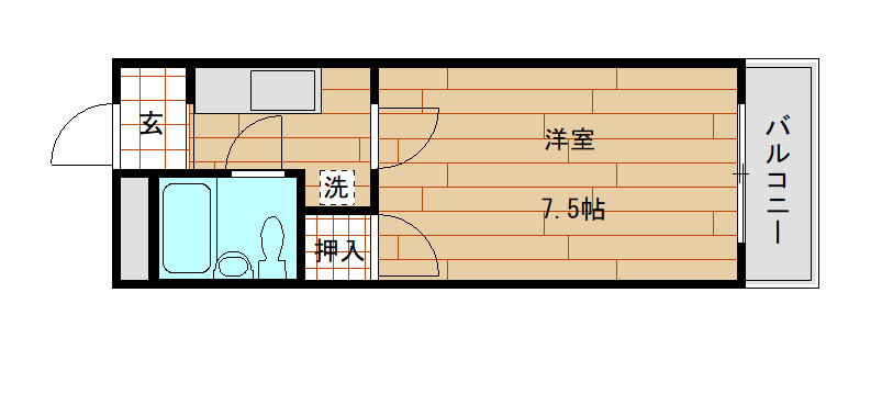 ノアーズアーク深江橋の間取り