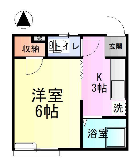 スカイハイツVの間取り