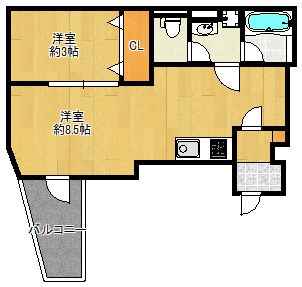 ALEGRIA住道　South（アレグリア住道）の間取り