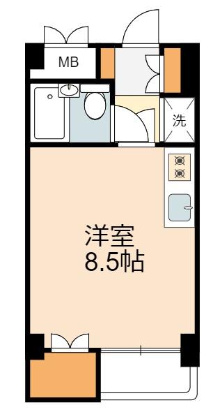 杉並区方南のマンションの間取り