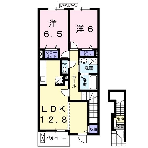 リッソ　カージェの間取り