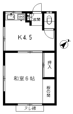 蛇崩荘の間取り