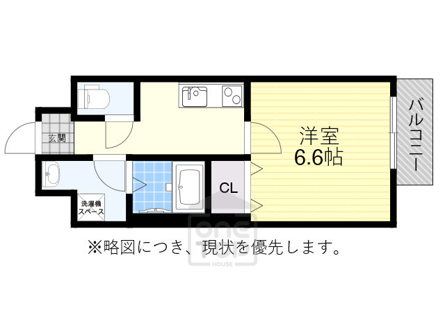 千葉・岸辺の間取り