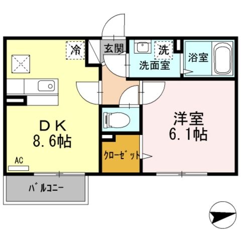 【Ｋコート前原の間取り】