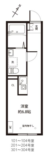 ｋｉｓｓａ（キッサ）の間取り