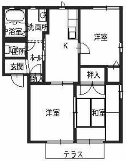 ピュアコートIIの間取り