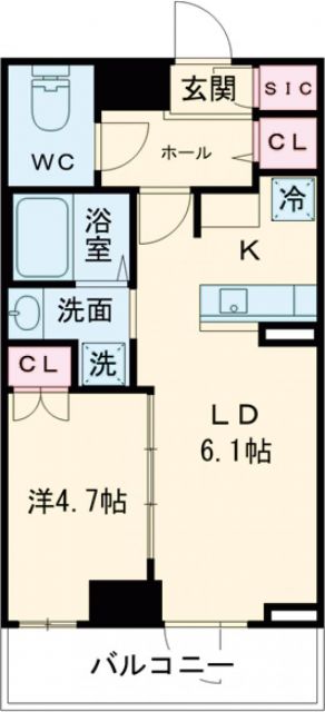 アルファプライム東陽町の間取り