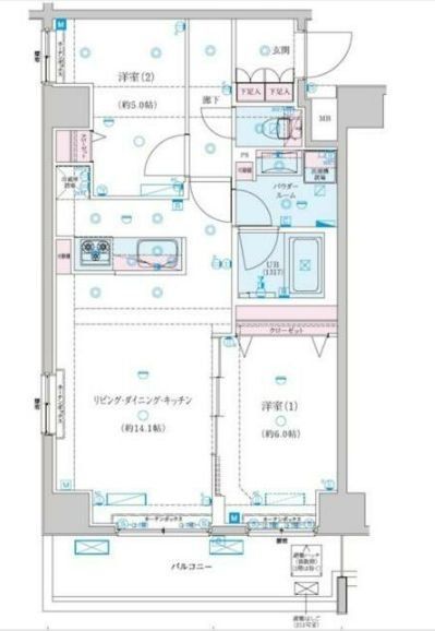 【GENOVIA新子安の間取り】