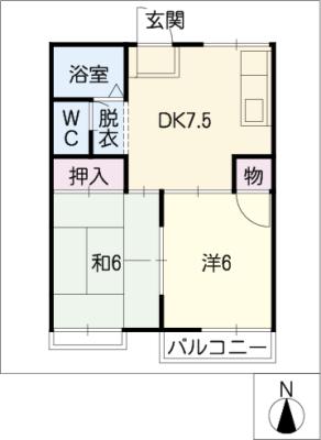 プチダルジャン小六の間取り