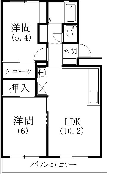 マンション大丸の間取り