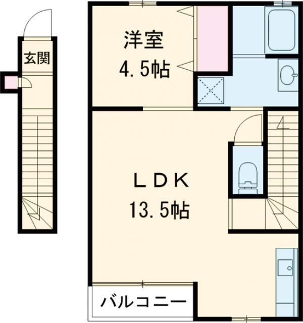 アンソレイユの間取り