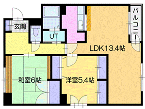 クリオパレス青葉 弐番館の間取り