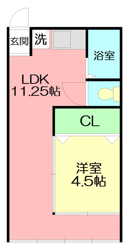 御幸ヶ浜マンションの間取り