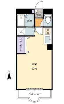 倉敷市美和のマンションの間取り