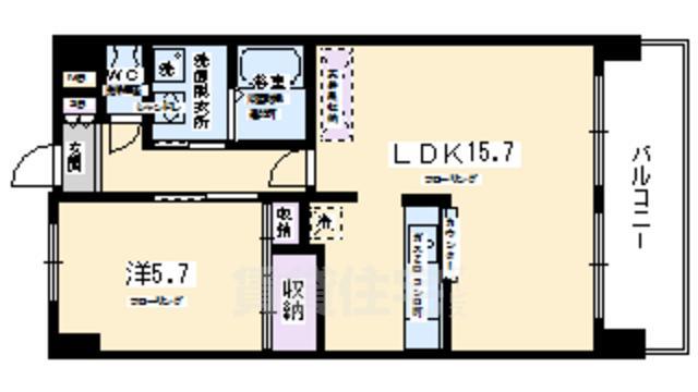 サンモール西京極の間取り