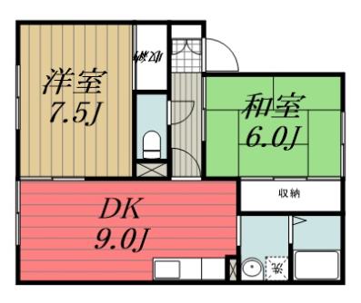 八街市八街のアパートの間取り