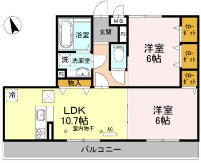 フィオーレ上白根IIの間取り