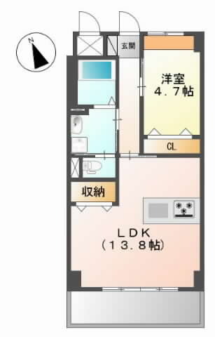 川口市大字安行西立野のマンションの間取り