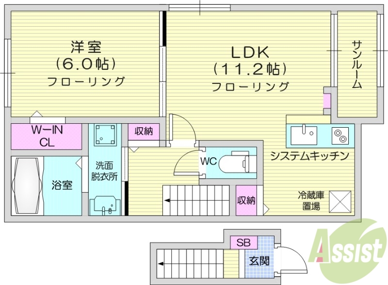 マクリ―ムーアの間取り