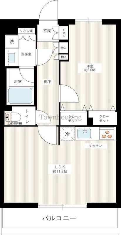 【ARCOBALENO OSHIAGE EASTの間取り】