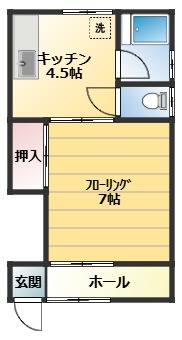 コーポ天明の間取り