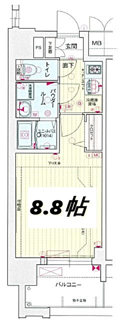 プレサンス　THE　栄の間取り