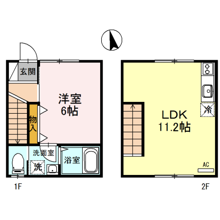 アーバン山吹の間取り