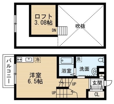 さいたま市北区日進町のアパートの間取り