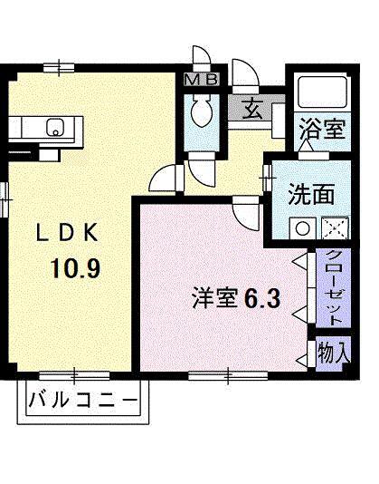 スウィート　ピクシィーの間取り