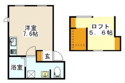 横浜市金沢区柴町のアパートの間取り