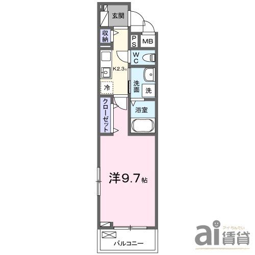 朝霞市三原のアパートの間取り