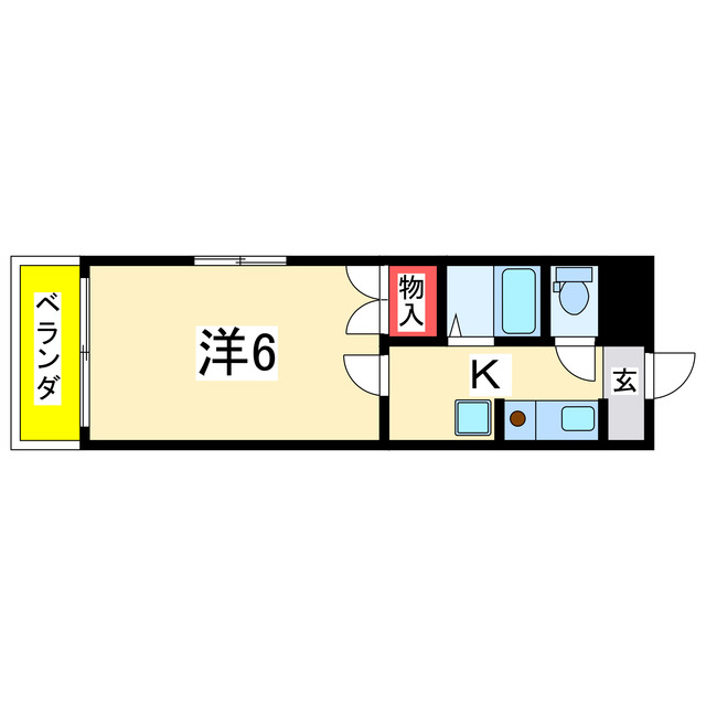 ROAD上大川前の間取り