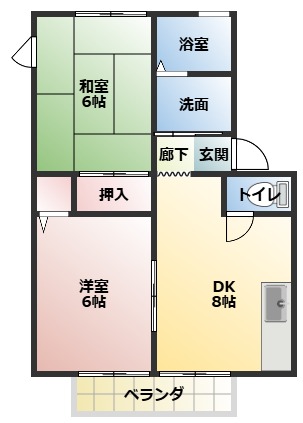 メゾンドリームの間取り