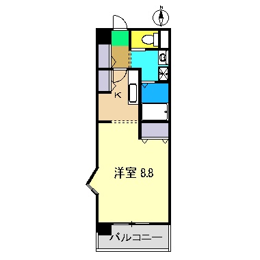 フルール アミーIIの間取り