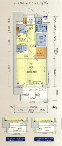 ララプレイス新大阪シエスタの間取り