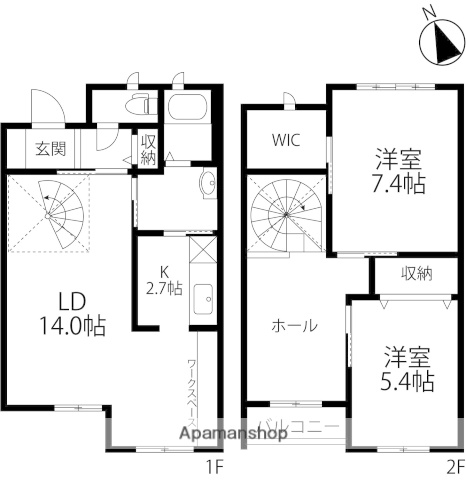 サンパルモの間取り