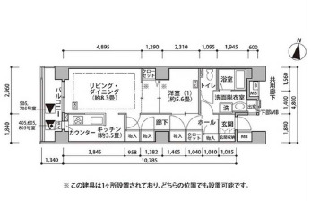 東雲キャナルコートCODAN18号棟の間取り