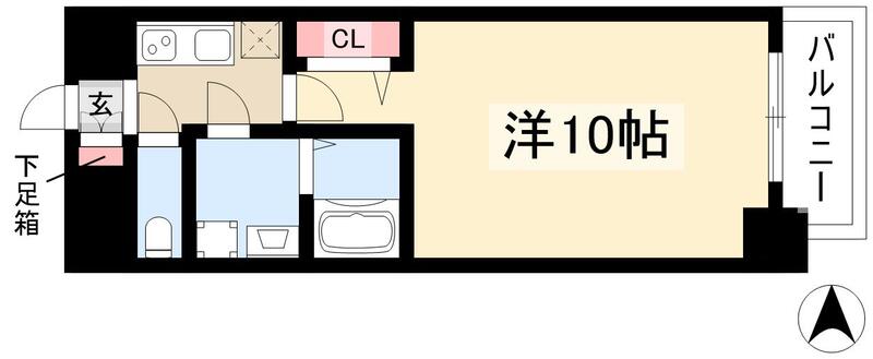 プレサンス上前津プレスの間取り